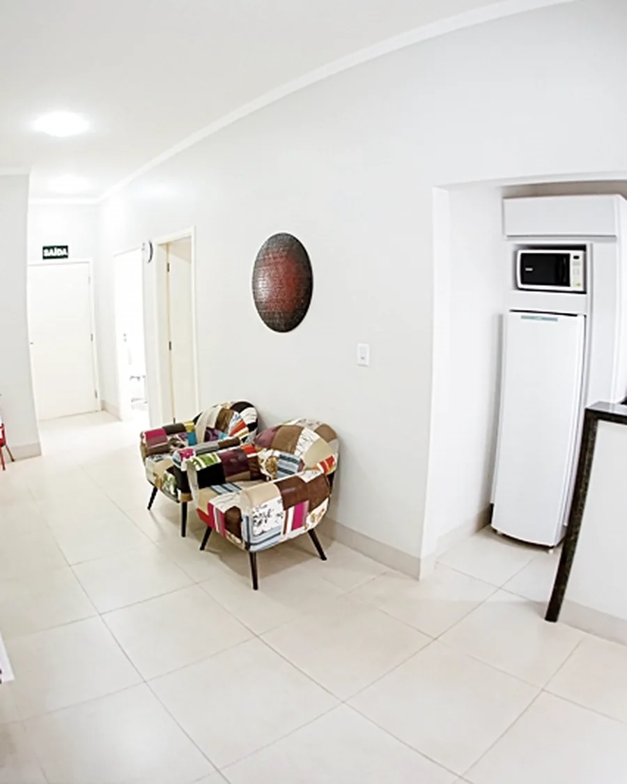 Recepção clara da PRX Radiologia Odontológica